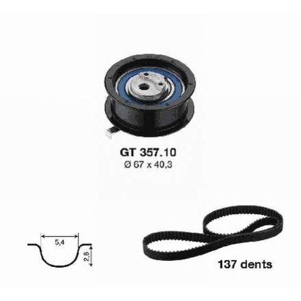 SNR KD45717 Triger Eksantrik Gergi Seti 137×254 Caddy II Golf III T4 Cordob-Ibiza II III Toledo I 1. 