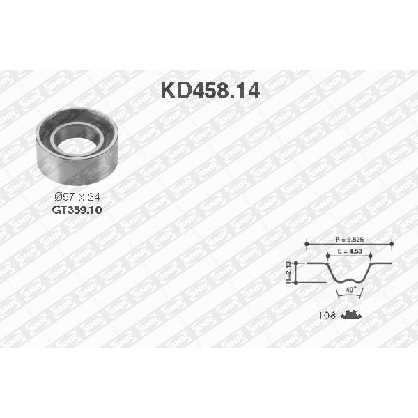 SNR KD45814 Triger Set Palio-Albea 1.2 8V 