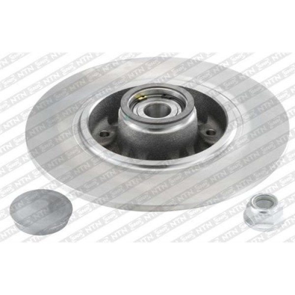 SNR KF155103U Fren Diski Arka Megane III 08- Fluence 08- Rulmanlı Düz 260Mm 