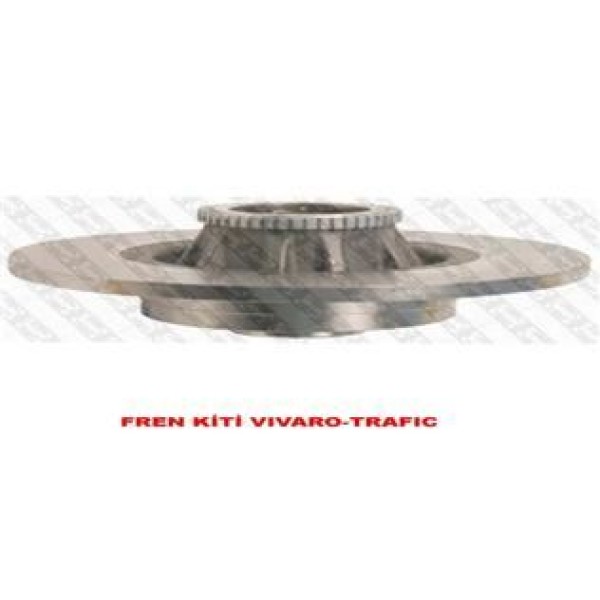 SNR KF15570U Fren Diski Arka Trafic II 01- / Vivaro A 01- / Prımastar 02- Rulmanlı Düz 280Mm 