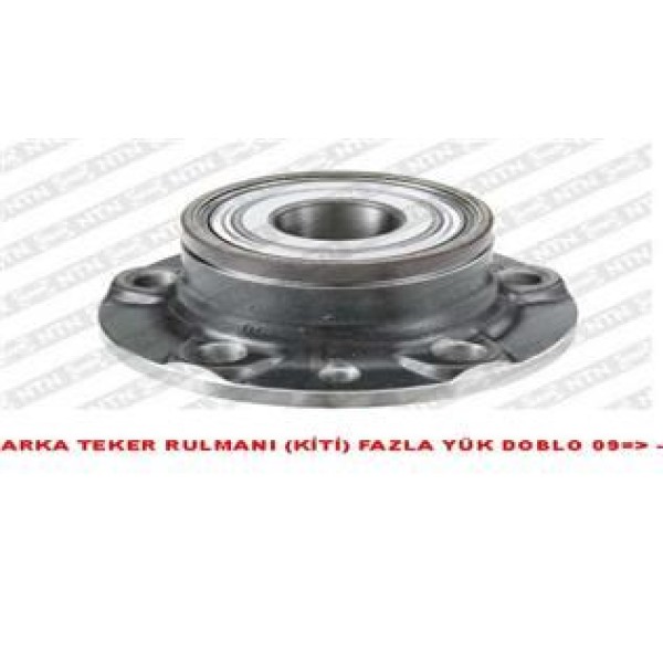 SNR R14125 Teker Poryası Arka Abssız Doblo 09- Aks Rulmanı 5 Bijon Ağır Yük 30X120X70 