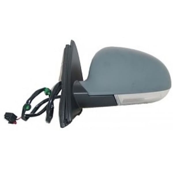 SPJ E-2411 Dış Dikiz Aynası Passat Elektrikli Katlanır Ayna 05/10 Astarlı Yan-Alt Sinyalli Hafızalı