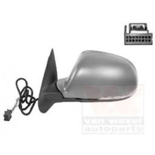 SPJ MAX E-3211 Elektrikli Ayna Octavia 08 12 Astarlı Yan-Alt Sinyalli Kör Noktalı Sol