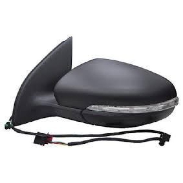 SPJ E-3237 Dış Dikiz Aynası Golf VI Elektrikli Ayna 08/12 Astarlı Sinyalli Kor Noktalı Sol