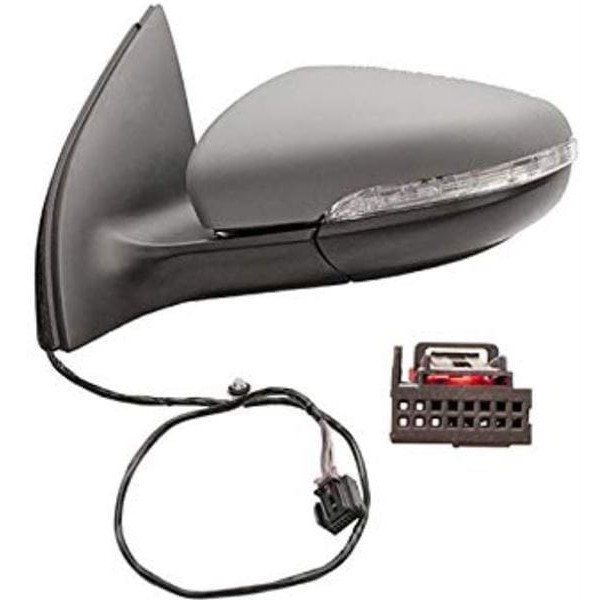 SPJ E-3529 Dış Dikiz Aynası Golf6 Elektrikli Katlanır Ayna 08/12 Astarlı Yan-Alt Sinyalli Kor Noktal