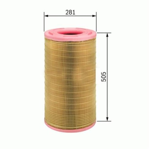 SARDES SA2067 Hava Filtresi Daf Cf75-Cf85-Xf95-95Xf Temsa Bus Safarı C291366 