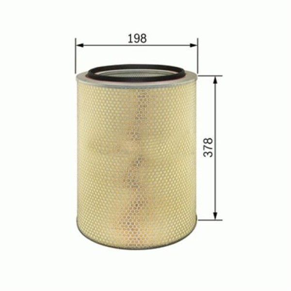 SARDES SA2073 Hava Filtresi Mercedes Evobus O301-O303 C20325-2 