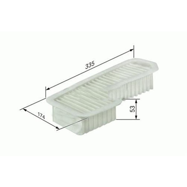 SARDES SA2133 Hava Filtresi Rav4 94- 1.8Vvtı C3318 