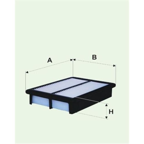 SARDES SA2187 Hava Filtresi Starex H1 08- 2.5 CRDI