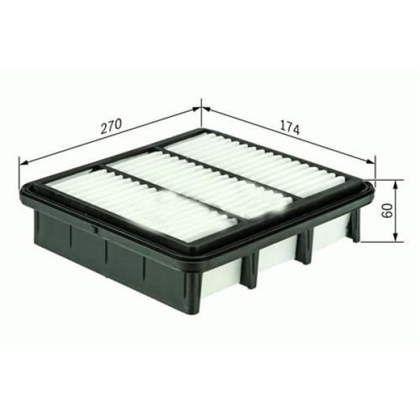 SARDES SA2189 Hava Filtresi Santafe 06-10 2.2 CRDI 