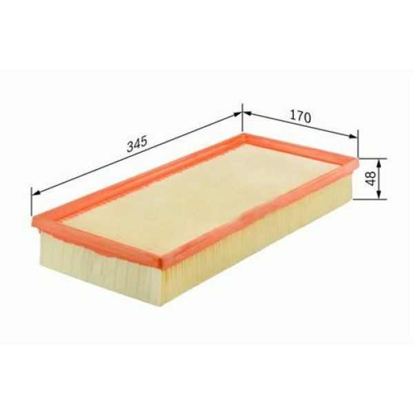 SARDES SA2260 Hava Filtresi Carisma 96-06 / S40 V40 1.8 1.6 