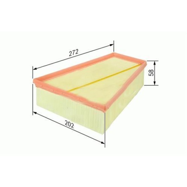 SARDES SA2447 Hava Filtresi 306 / Xsara Berlingo 2.0 HDI 