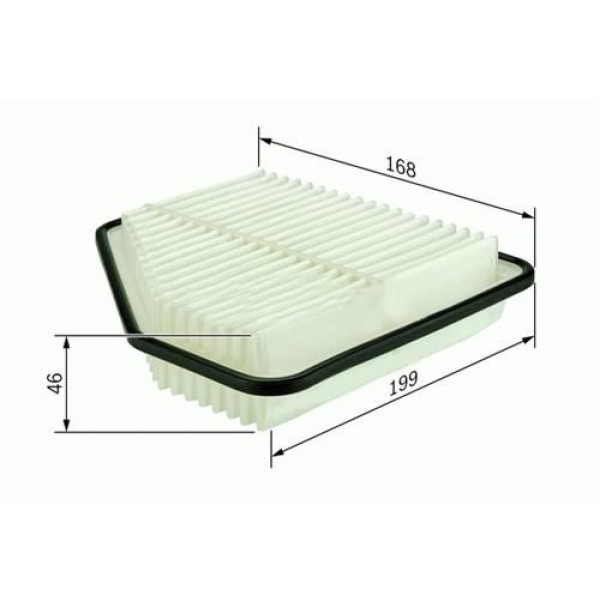 SARDES SA2476 Hava Filtresi Civic 08- 1.4