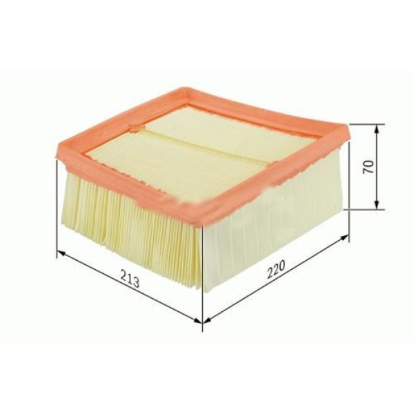 SARDES SA368 Hava Filtresi Polo 01- / Cordoba 02-09 Ibiza 02-09 / Fabia 00-08 1.9 TDI 1.4 TDI 1.8T 