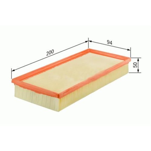SARDES SA376 Hava Filtresi Golf I II Cabrıo 83-91 