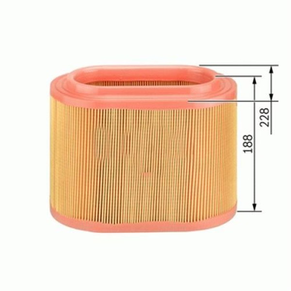 SARDES SA454 Hava Filtresi Starex 98-08 2.5 CRDI 2.5Tcı 2.5Td 