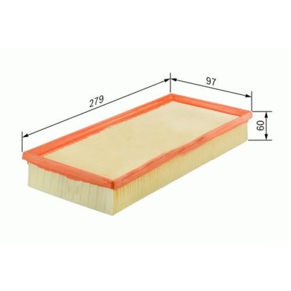 SARDES SA475 Hava Filtresi 500 Albea Doblo Fiorino Idea Panda Punto / Ka 1.2 1.4 16V
