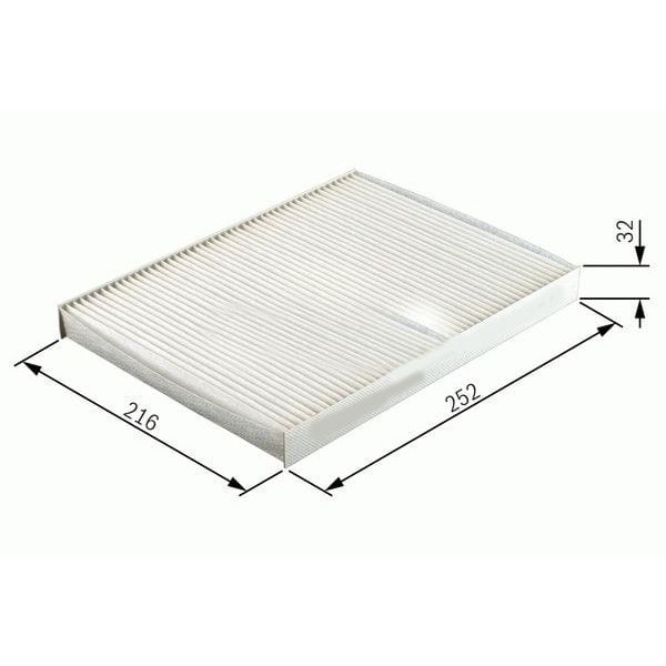 SARDES SC511 Polen Filtresi Polo 01- / A2 00- / Cordoba 02- Ibiza 02- / Fabia 99- Roomster 06- 