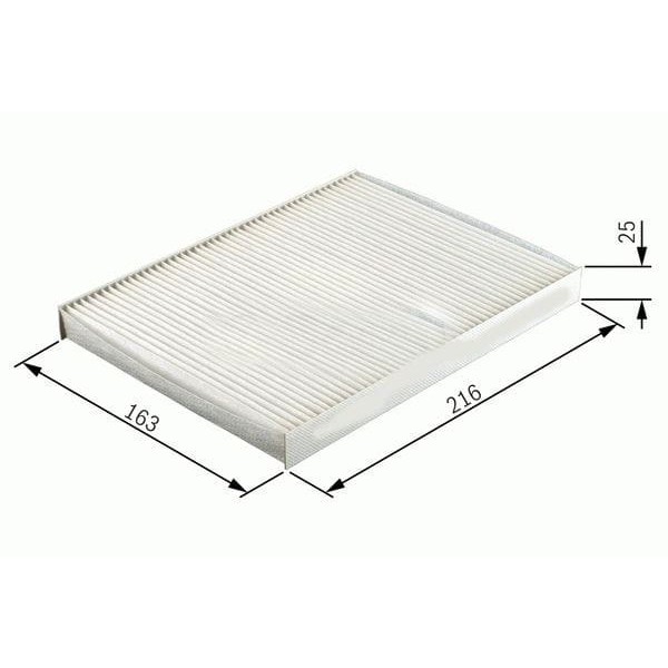 SARDES SC542 Polen Filtresi Doblo 01- Idea Punto 09- / Musa 04- Ypsılon 03-