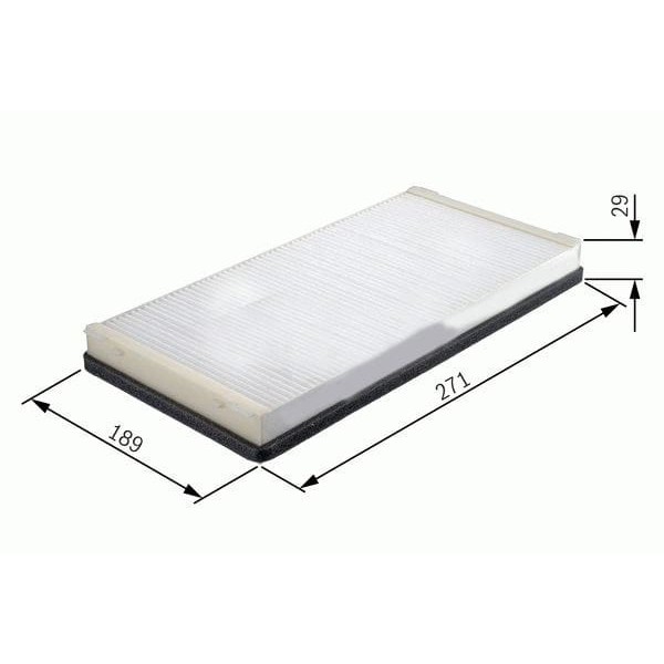 SARDES SC571 Polen Filtresi 405 87- 