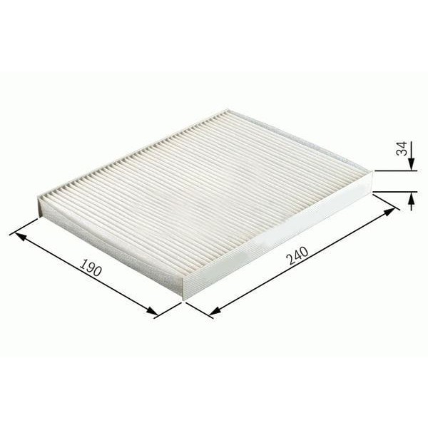 SARDES SC603 Polen Filtresi Fiesta V 01- Fusion 02-