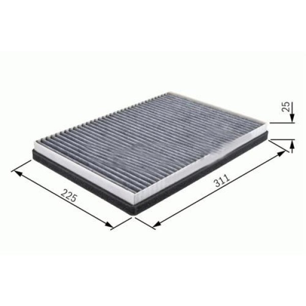 SARDES SC626 Polen Filtresi Daf 95Xf Cu3132