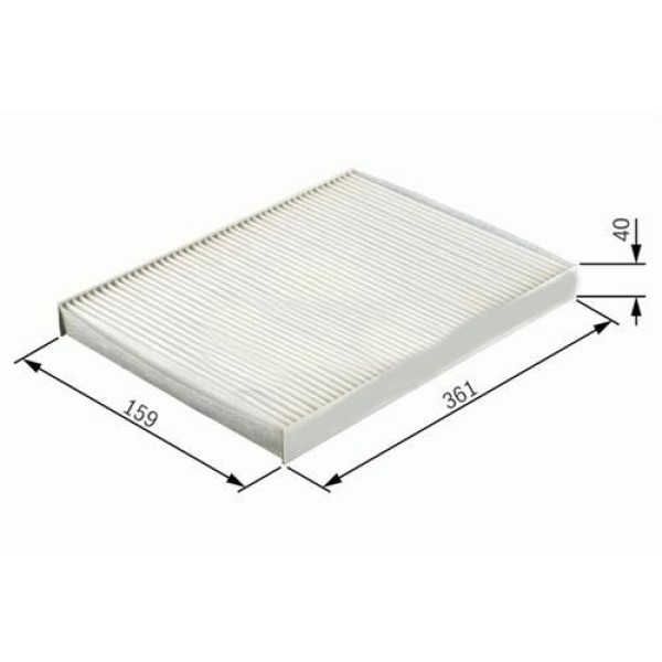 SARDES SC676 Polen Filtresi Man Kamyon Le-L00 - L00- Evolutıon-Steyr 8S-9S-10S Cu37230