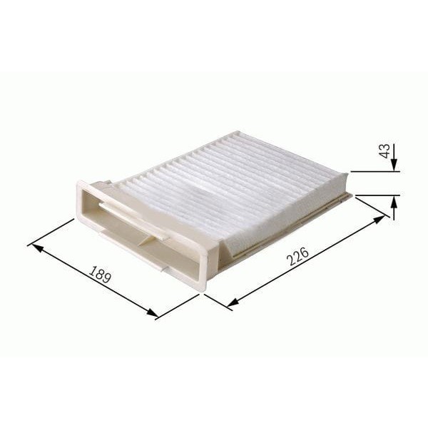 SARDES SC701 Polen Filtresi CLIO III Modus Twingo / Logan Sandero Duster / Micra K12 03- Note 07-