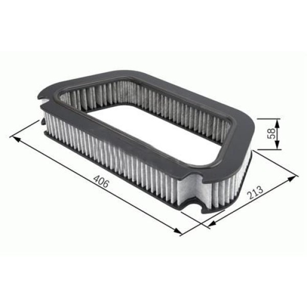 SARDES SCA3025 Polen Filtresi A8 03- Karbonlu