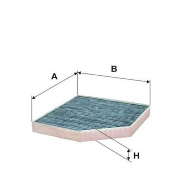 SARDES SCA3096 Polen Filtresi A6 11- A7 10- A8 12- Karbonlu 
