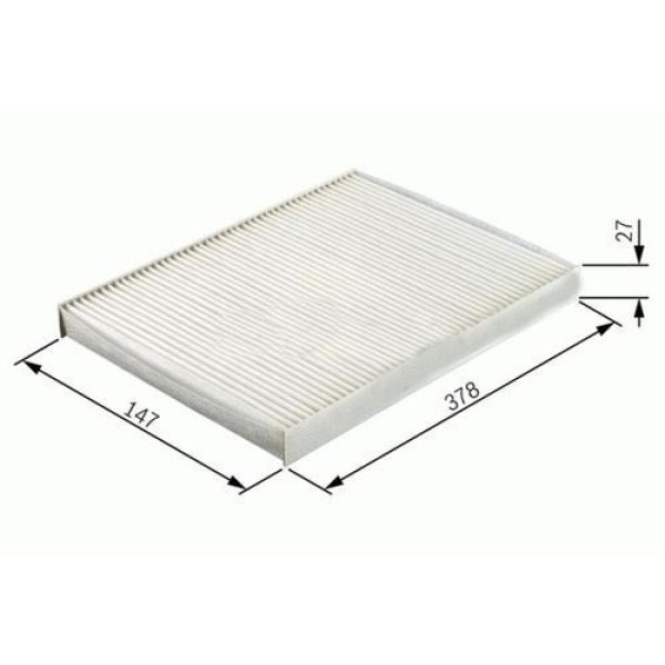 SARDES SCA503 Polen Filtresi Passat 96-00 / A4 95-00 Karbonlu