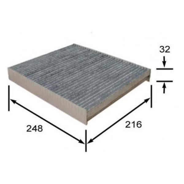 SARDES SCA511 Polen Filtresi Polo 01- / A2 00- / Cordoba 02- Ibiza 02- / Fabia 99- Roomster 06-