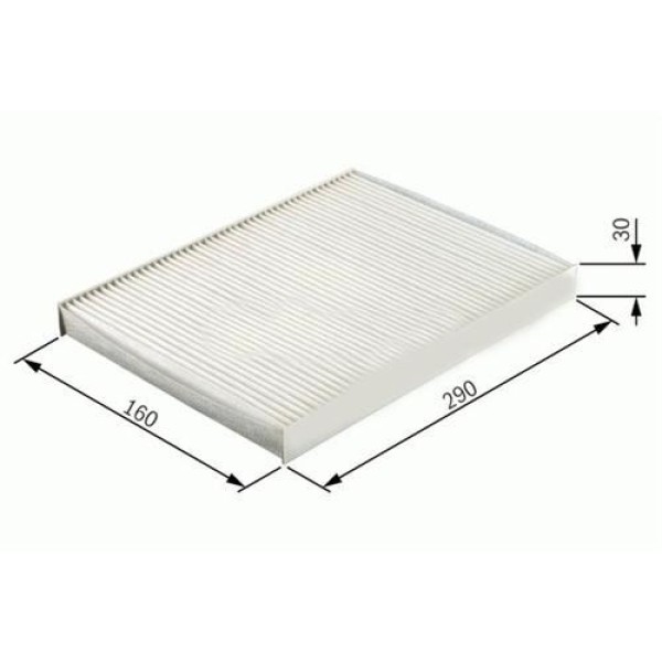 SARDES SCA536 Polen Filtresi Marea Brava Bravo 96- / 156 Karbonlu