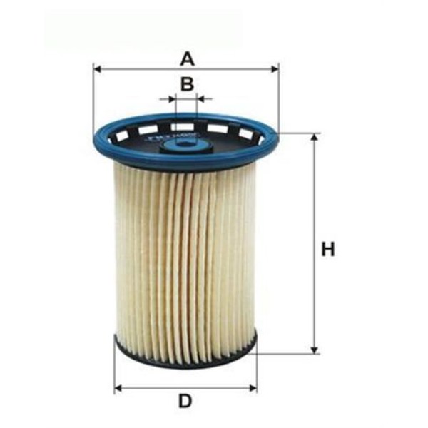 SARDES SF1044 Mazot Filtresi Touareg / Cayenne 3.0 V6 TDI 3.0D 4.2S