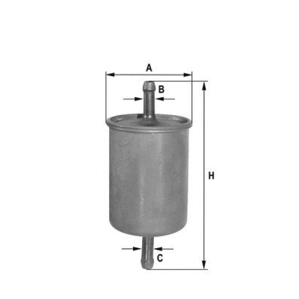 SARDES SF108 Benzin Filtresi Uno 70 / 106 205 306 309 / Astra F Vectra A / Polo III Caddy / Cordoba 
