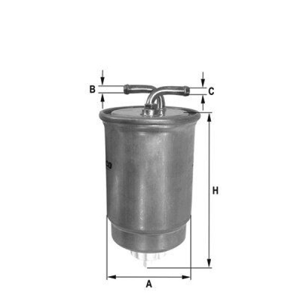 SARDES SF118 Mazot Filtresi Golf II 83- Polo Passat Transporter T3 84- / Escort IV 89-90 / Freelande