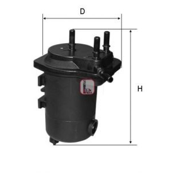 SARDES SF168 Mazot Filtresi Megane II 03- Scenic II 1.5 DCI Delıklı 