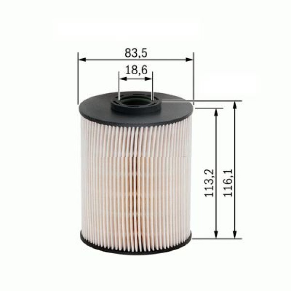 SARDES SF208 Mazot Filtresi Golf V 03- Jetta III 05- Caddy III 04- Touran 03- / A3 / Octavia 04- 1.9 