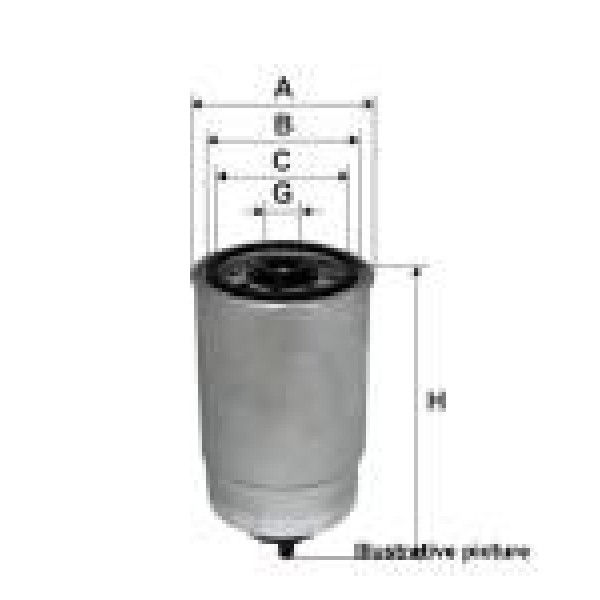 SARDES SF223 Mazot Filtresi Ducato / Starex H1 / Sorento 2.3 Jtd 2.5 CRDI 