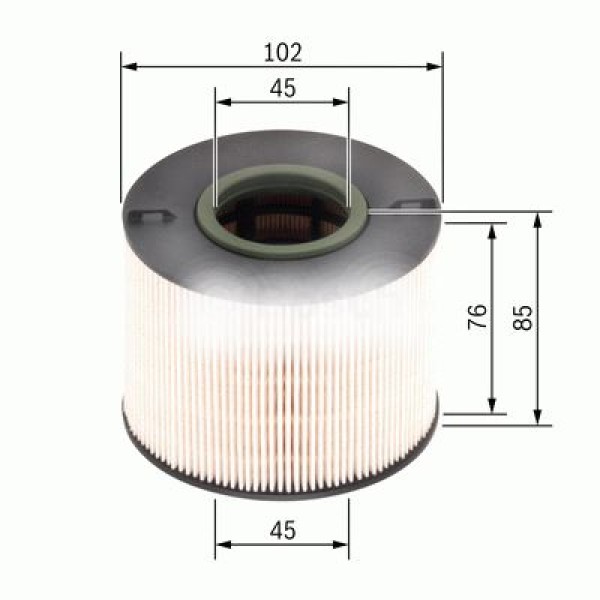 SARDES SF226 Mazot Filtresi Touareg 06- / Q7 / Cayenne 3.0 V6 TDI 3.0 TDI 4.2TDI 