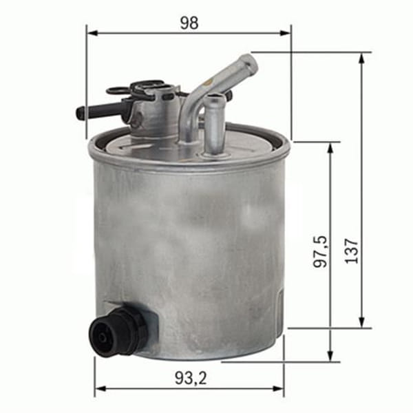 SARDES SF295 Mazot Filtresi X-Traıl 03- 2.2 DCI