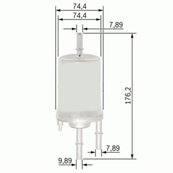 SARDES SF6013 Benzin Filtresi A4 A6 A8 1.8T 2.4 3.0 6.0 