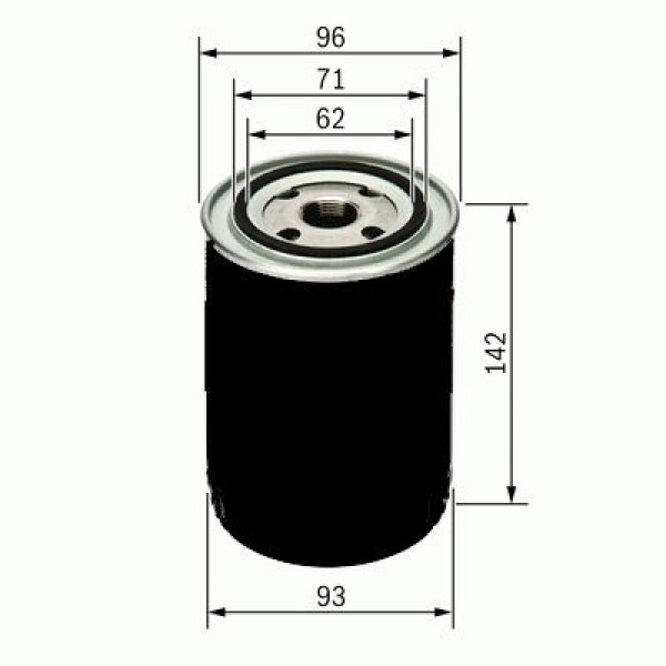 SARDES SO851 (So851F) Yağ Filtresi Ford Ranger-Toyota Hıace 2.2-2.4D (W940/1)