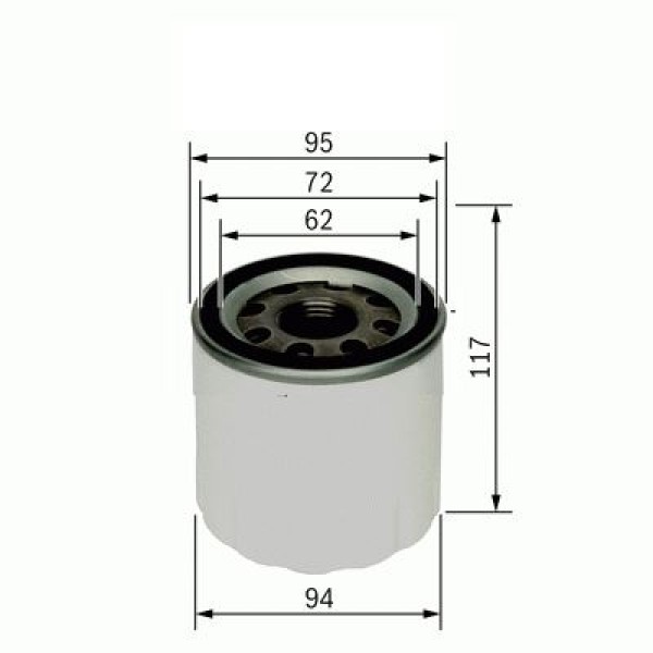 SARDES SO999 Yağ Filtresi Starex 97- 2.5TDCI H1 01- 2.5 CRDI H100 2.5Tcı / Bongo Sorento / L300