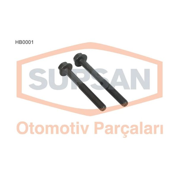 SUPSAN HB0001 Silindir Kapak Saplaması Civatası Murat 131 SLX Tempra Tipo Uno 1.6