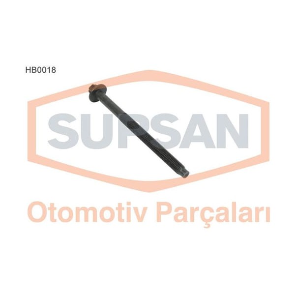 SUPSAN HB0018 Silindir Kapak Saplaması Civatası 206 207 208 301 307  / Fiesta Focus Fusion 1.4 8V 16