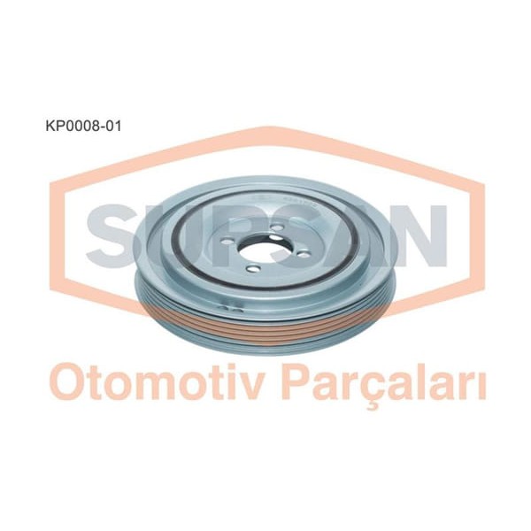 SUPSAN KP0008-1 Krank Kasnağı Doblo 1.3Dmtj 10- Fiorino 1.3 D 09- Idea 1.3 Jtd Astra H J Combo C D