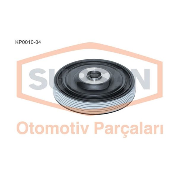 SUPSAN KP0010-4 Krank Kasnağı Fluence Laguna II III Megane III CLIO III 1.6 16V 1.5DCI