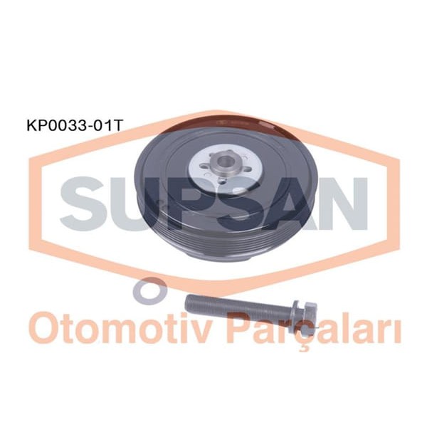 SUPSAN KP0033-01T Krank Kasnağı 1 Civata Pul Ozel Kaplamalı Pul Transporter 2400 Dizel 5 Silindir 25