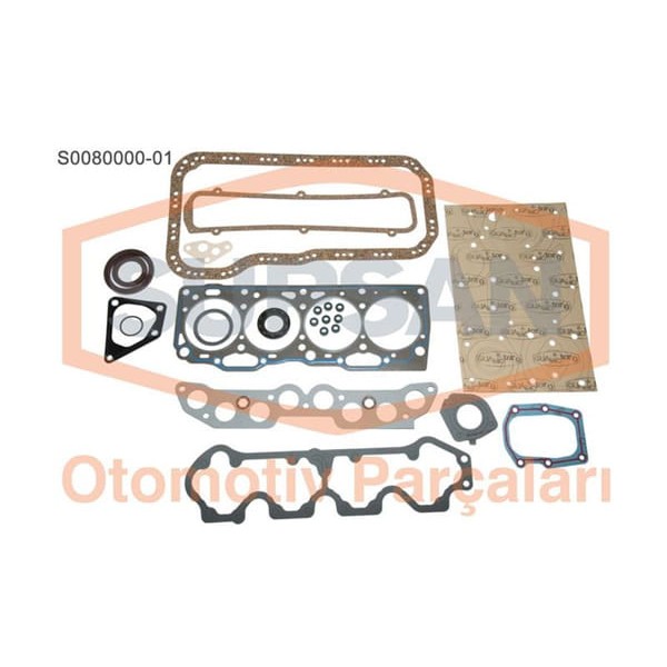 SUPSAN S0080000-1 Motor Takım Conta Murat 131 SLX Tempra Tipo Skc Lı 
